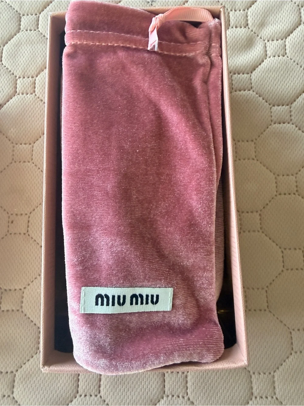Miu Miu Black chunky oval Sunglasses • 100% UV Protection Tinted gray lens NIB